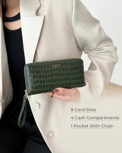Carlton London Women Wallet,Olive,Free Size