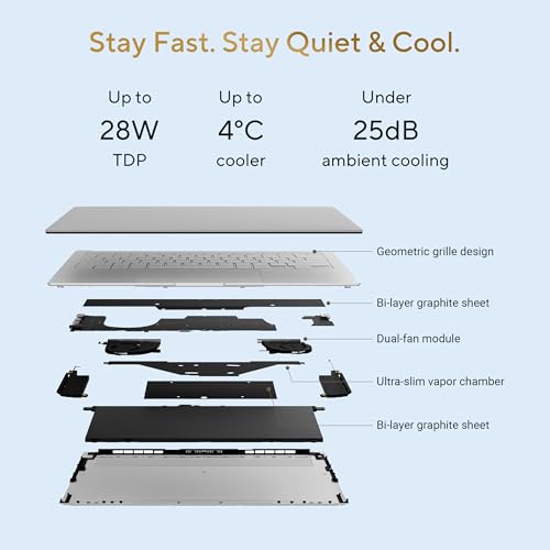 ASUS Zenbook S14 (2026),Smartchoice,Intel Core Ultra 7 (Series 3),16GB RAM,512GB SSD,3K OLED, Touchscreen,14"(35.5 cm),Win 11, M365 Basic(1Y),Office 24, White, 1.2 Kg, UX5406AA-SU463WS,Copilot+ PC