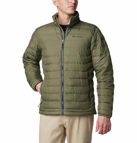 Columbia Mens Powder Lite II Jacket, Stone Green, S