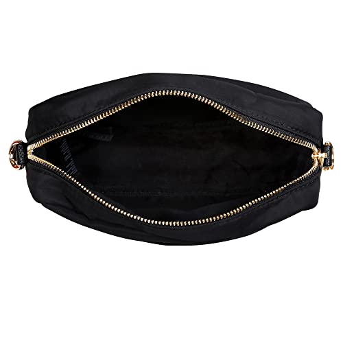 Accessorize London Women's Black Camera Sling Bag| sling bag for woman latest |crossbody bag for women stylish |Shoulder/Crossbody Bag for Women with Adjustable Sling Srap