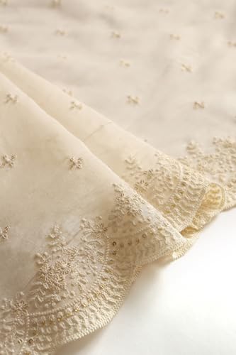 Soch Women's Cotton Blend Salwar Suit Set (OWS5CD21910_Off White