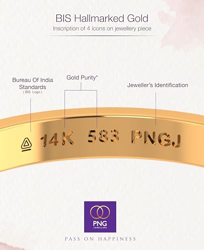 P.N.Gagdil Jewellers 18 Karat Yellow Gold & Diamond Certified Gold Casual Pendant For Women KEN0023P FG/VS