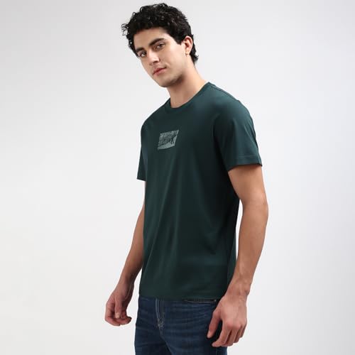 Calvin Klein Men Green Color T-Shirt (S)