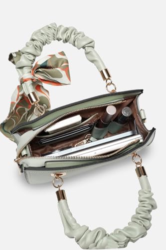 Allen Solly Women Solid Scrunchie Handle Crossbody Bag