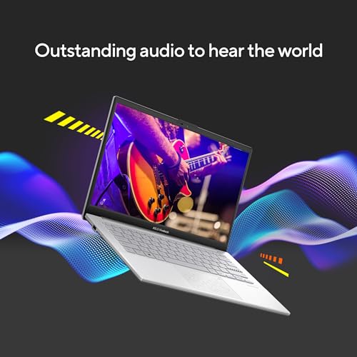 ASUS Vivobook Go 14, AMD Ryzen 5 7520U Processor, 8GB RAM,512GB SSD,AMD Radeon iGPU, 14" FHD, Windows 11,M365 Basic (1Year)*,Office Home 2024, Silver, 1.38 kg, E1404FA-EB2521WS, Thin & Light Laptop