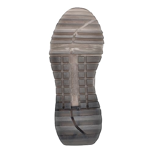 GUESS womens MelanySneaker, Black Logo, 8.5