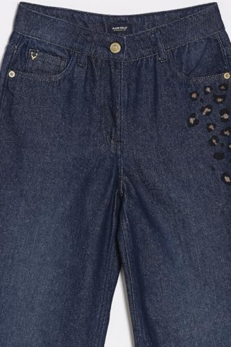Allen Solly Girls Navy Regular Fit Jeans