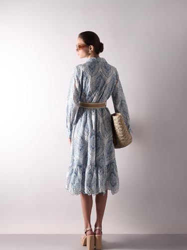 Vero Moda Women's Fit and Flare White Dress