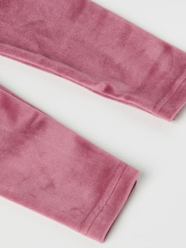 Max Girls Solid Slim Fit Trousers (Pink_4-6 Y)