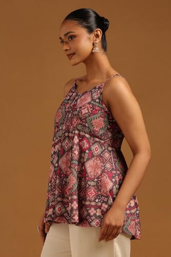Soch Womens Multicolour Georgette Ethnic Motifs Tunic