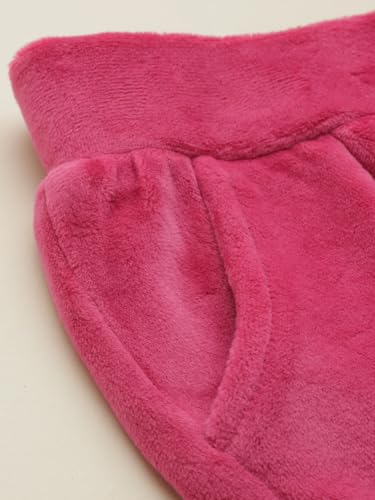 Girls Pink Solid Trousers