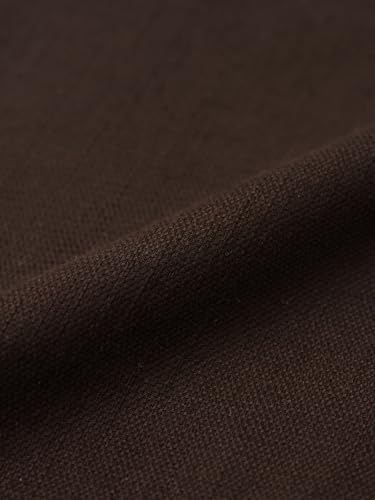 The Souled Store Textured Cargo Pants: Cocoa Men and Boys Solid Cotton-Spandex Durable Multi-Pocket Everyday Streetwear Straight Fit Cargo Pants