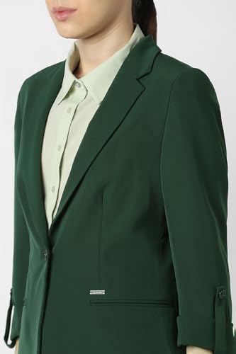 Van Heusen Women's Blazer (VWBZFRGFQ59128_Green