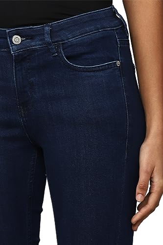 Allen Solly Women Navy Slim Fit Dark Wash Jeans