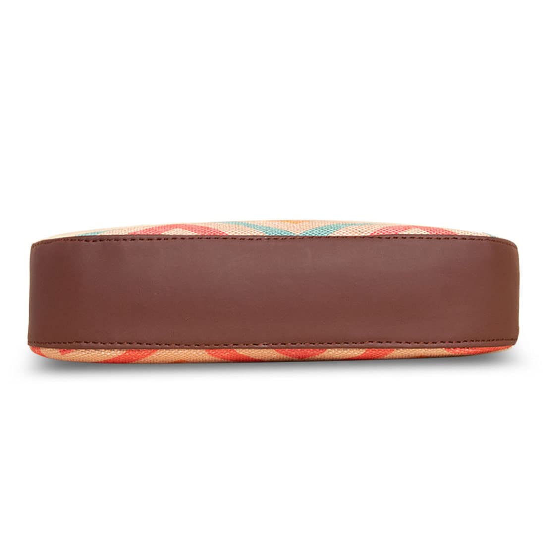 ZOUK Baguette Bag | Crossbody Bags for Women | Women's Handbags | Stylish Sling Bag for Woman | Vegan Leather Evening Bag | Travel & Office Use | Purse and Wallet | WavBeach Print