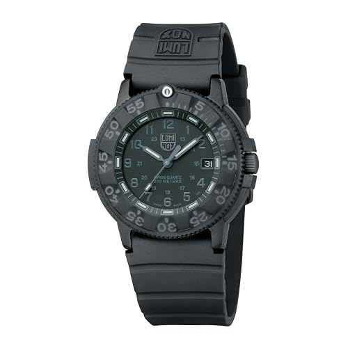 Luminox - Original Navy Seal X3.CZ01.BO - Mens Dive Watch - Watches for Men - 43mm - Swiss Quartz - 200M Water Resistant - Hardened Mineral Crystal - CARBONOX Case - Always Visible - Swiss Made