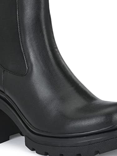 Delize Womens Black Chelsea Ankle Boots 382-40