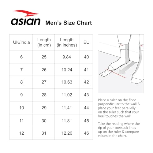 ASIAN Unicorn-11 Men’s Sneakers | Stylish Low Top Sneakers, Soft Cushion Comfort | Stable Grip, Premium Design Shoes for Walking, Travel, Casuals & Daily Use