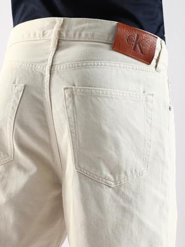 Calvin Klein Jeans Men's Tapered Jeans (4RD714G0R6_Washed Bone