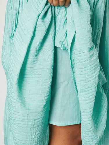 Max Women's Wool Blend A-Line Below The Knee Dress (B25WCLFSCTS119EX_Blue