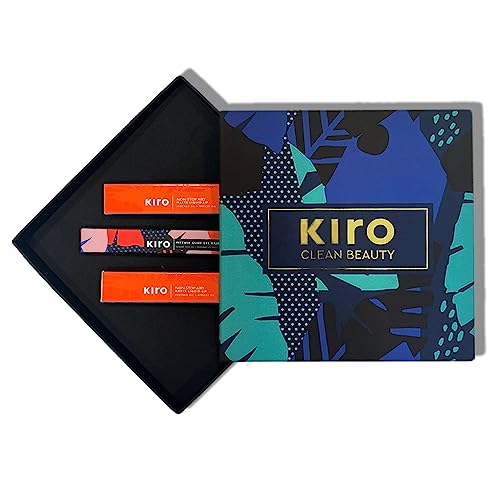 Kiro All You Need Edit - 3in1 Makeup Festive Combo Gift Set - 2 Nude Liquid Lipsticks + 1 Intense Glide Gel Kajal