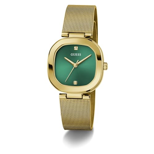 GUESS Analog Green Dial Women's Watch-GW0768L2