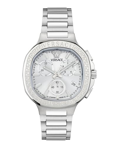 Versace Analog Silver Dial Unisex's Watch-VEVCA0424