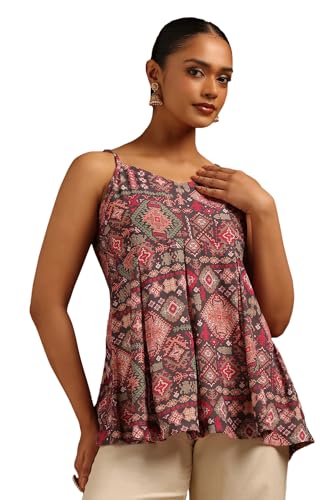 Soch Womens Multicolour Georgette Ethnic Motifs Tunic