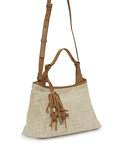 Lucky Brand Holi Satchel, Natural Woven