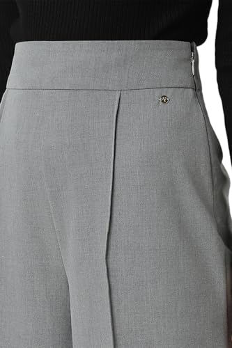 Van Heusen Women's Regular Casual Pants (VWTFFRGPB43795_Grey