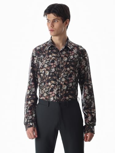 Jack & Jones Men's Slim Fit Black Shirt