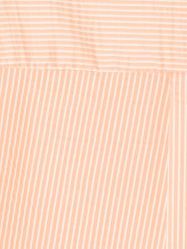 Max Girls Striped Oversized Shirt with T-Shirt (Pink_14-16 Y)