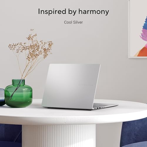 ASUS Vivobook S14, Intel Core Ultra 5 225H, Intel iGPU,16GB RAM,512GB SSD, FHD+,14",60Hz,Windows 11,M365 Basic (1Year)*,Office Home 2024,Cool Silver,1.4 Kg, S3407CA-LY060WS, Metallic Design Laptop