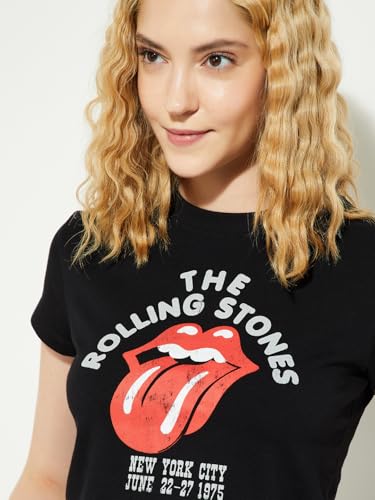 Max Women's Regular Fit T-Shirt (SP25RSTONE01_Black