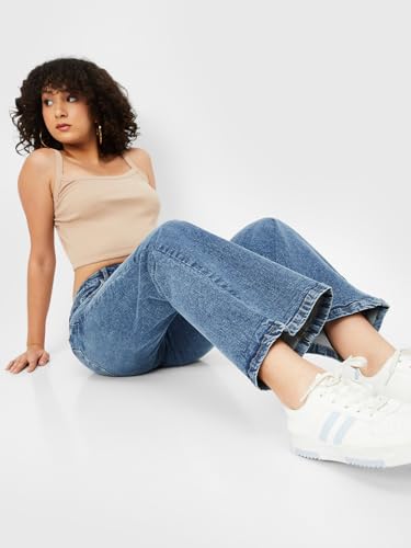 Max Women's Regular Jeans (BURTON1D_MID Blue