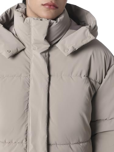 ONLY Women's Solid Regular Fit Grey Jacket