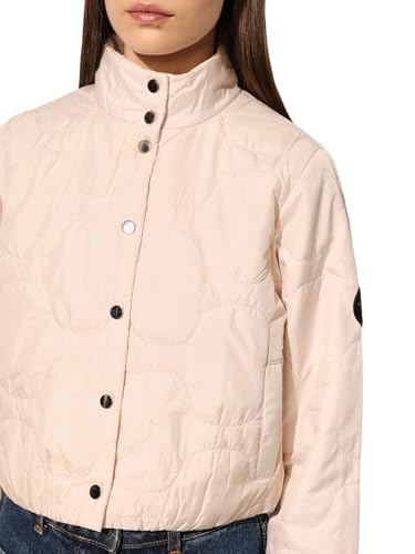 ONLY Women's Solid Regular Fit Beige Jacket
