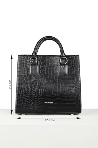 Women Black Textured Casual Sling Bag