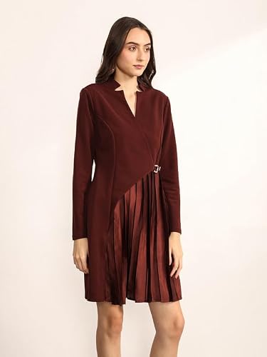 Kazo Women's Atwood Mini Dress (Wine XL)