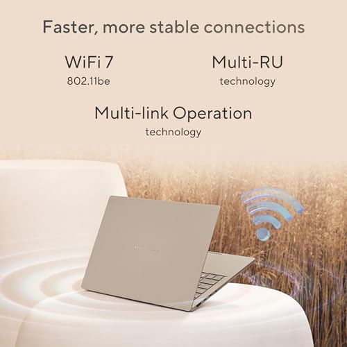 ASUS Zenbook A14, Snapdragon X Elite Processor,(Qualcomm Adreno iGPU/16GB RAM/512GB SSD/Windows 11 Home/MS Office 365 Basic (1Year)*/14" FHD+ OLED/AI PC/Zabriskie Beige/0.98 kg), UX3407RA-QD054WS