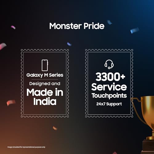 Samsung Galaxy M06 5G Mobile (Blazing Black, 6GB RAM, 128GB Storage) | MediaTek Dimensity 6300 | AnTuTu 623K+ | 12 5G Bands | 25W Fast Charging | 4 Gen OS Upgrades | 50MP Camera | Without Charger