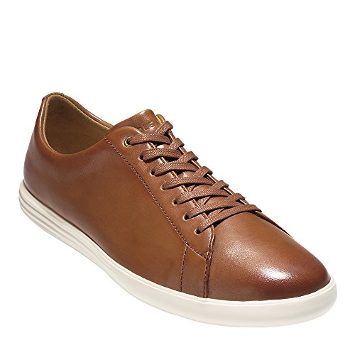 Cole Haan Mens Grand Crosscourt Suede Low Top Lace Up Fashion, Tan, Size 10.0