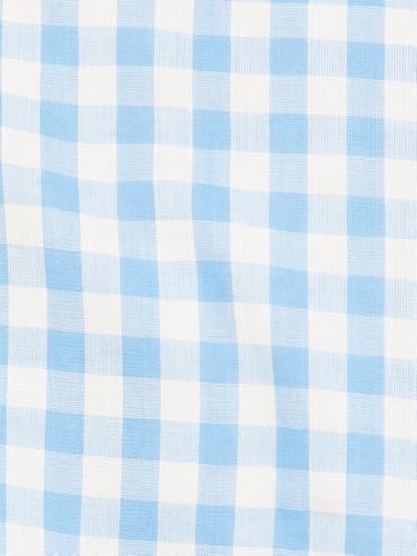 Max Women Checked Regular Fit Shirt (Blue_3XL)
