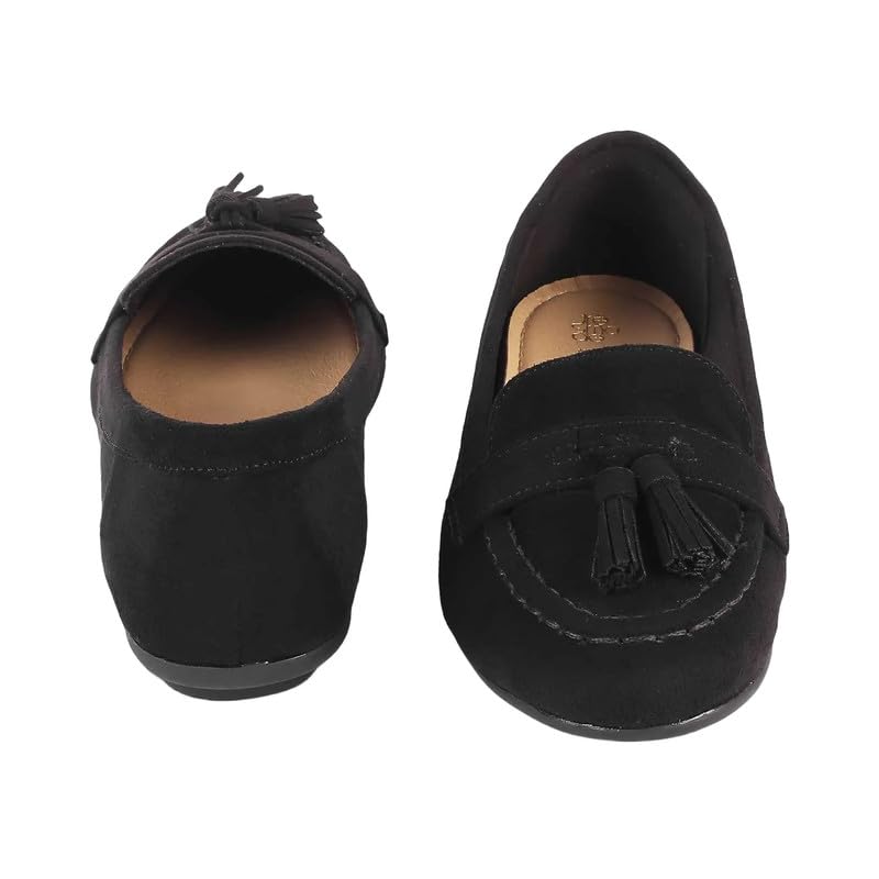tresmode Jonum Black Women's Casual Loafers in Size 3 UK / 36 EU