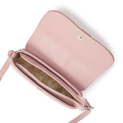 Fastrack On the Go Sling Bag for Women| Compact Crossbody with Magnetic Closure Flap, Adjustable Strap & Internal Zipper Pocket | Trendy Everyday Sling Bag for Women