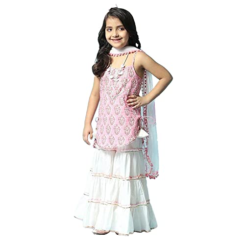 BIBA GIRL PRINTED RELAXED KID(KW4995_PINK/WHITE_7)