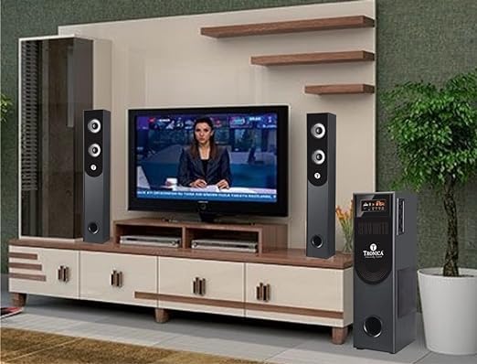 TRONICA TR-1501 Deep Bass Home Theater with Subwoofer 2.1 Channel with 55W Premium Signature Sound, Multiple Connectivity Modes, Master Remote and Sleek Finish, Home Theatre System (Black)