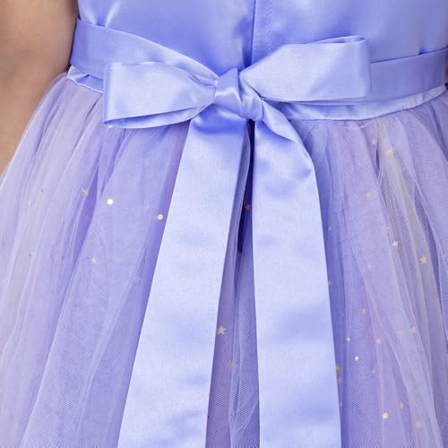 Hopscotch Girls Sleeveless Lavender Enchanted Cascade Gown (3-4 Years)