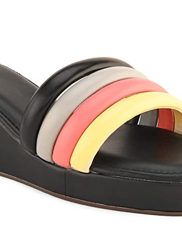 pelle albero Black Wedges For Women (PA-AG-2306)