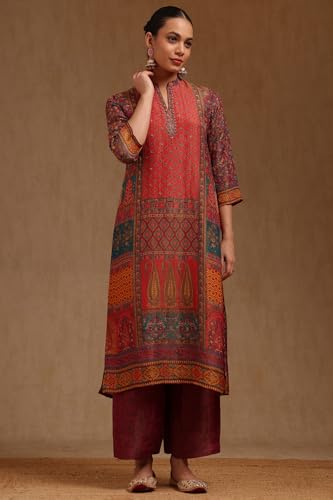 Soch Women's Shimmer Salwar Suit Set (RSD-EWA5CD22459_Multicolour